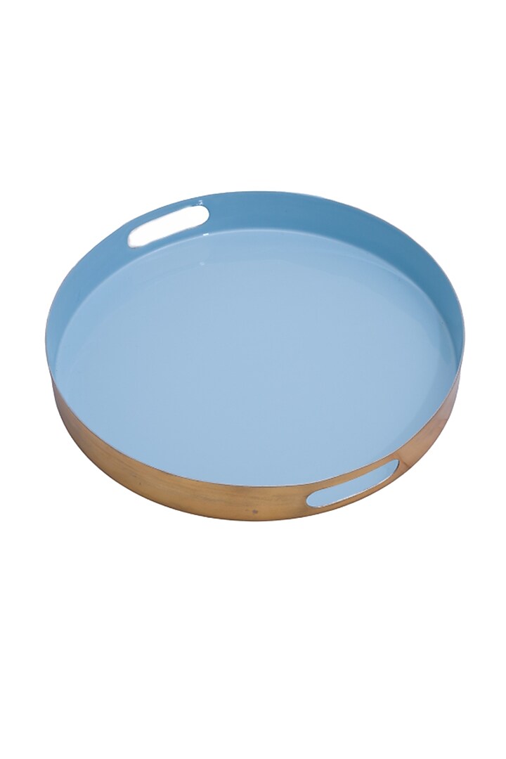 Pastel Blue Stainless Steel Tray by The Modern Storey at Pernia's Pop Up Shop