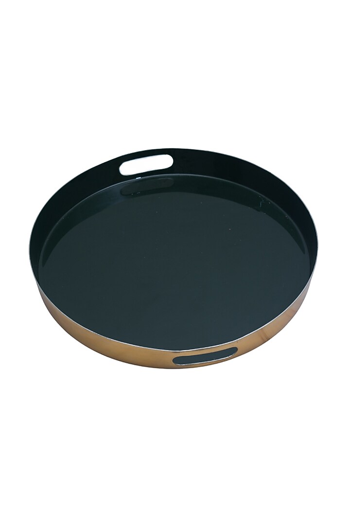 Bottle Green Stainless Steel Tray by The Modern Storey at Pernia's Pop Up Shop