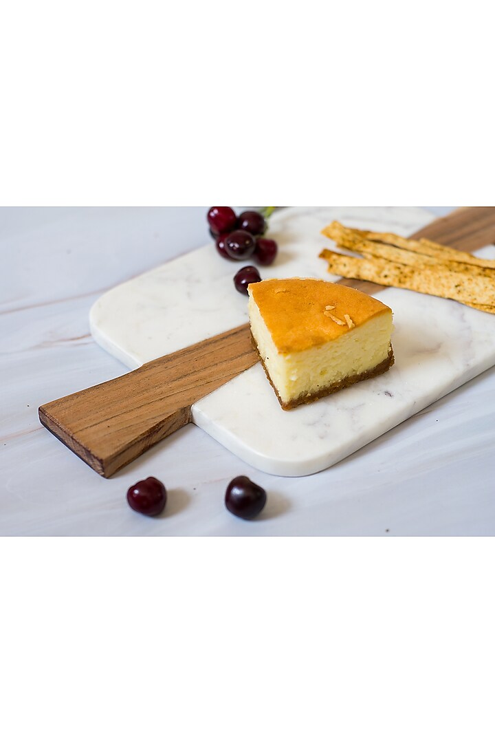 White Marble & Wood Platter by The Modern Storey at Pernia's Pop Up Shop