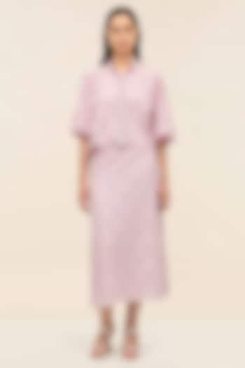 Amethyst Schiffli Midi Pencil Skirt by Taangerine Tiger at Pernia's Pop Up Shop