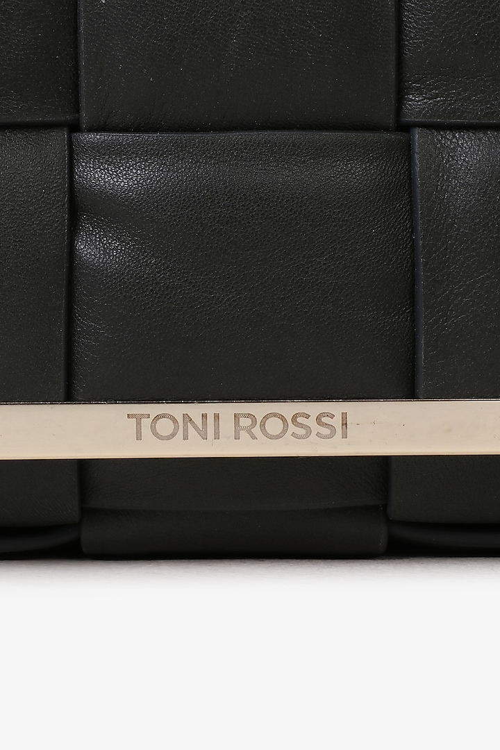 Olive Leather Hand Finished Clutch Bag by TONI ROSSI at Pernia's Pop Up Shop