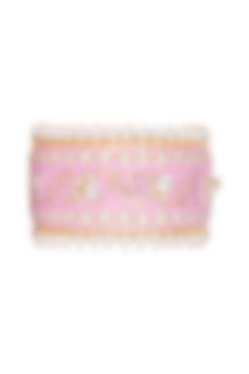 Gold Plated Meenakari Openable Cuff by Tanzila Rab at Pernia's Pop Up Shop