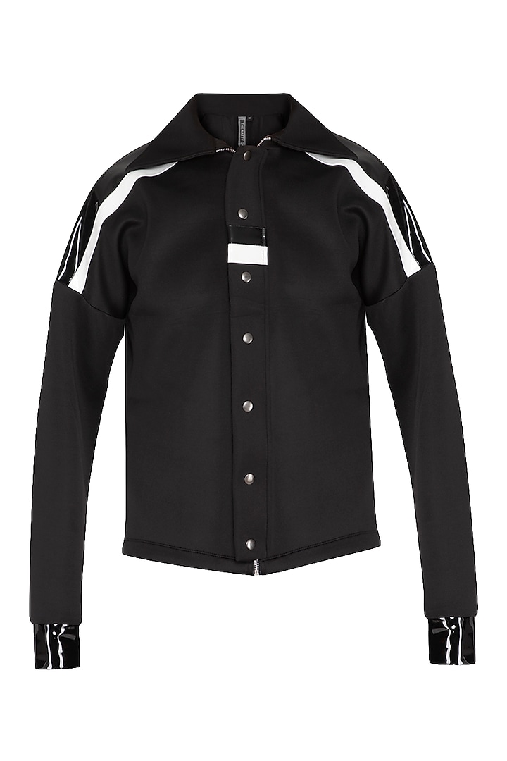 Black Boxy Fit Jacket by The Natty Garb