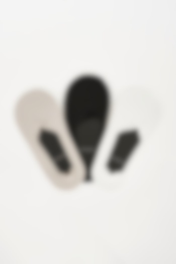 Multi-Colored Cotton Socks (Set of 3) by TOFFCRAFT at Pernia's Pop Up Shop