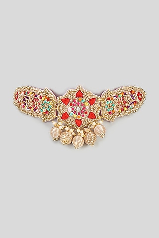 Aari & Zardosi Hand Embroidered Choker Necklace by TONOTO