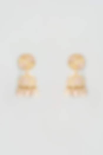 Aari & Zardosi Hand Emrboidered Dangler Earrings by TONOTO