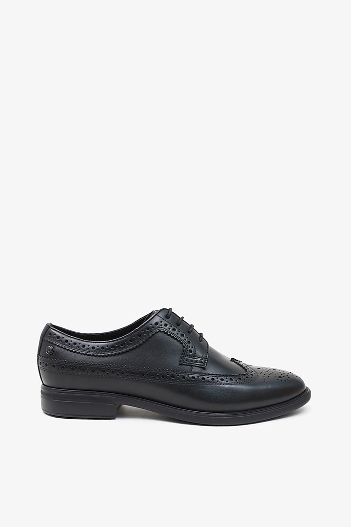 Black Leather Formal Shoes by TONI ROSSI MEN at Pernia's Pop Up Shop