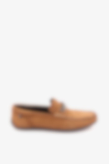 Sand Leather Loafers by TONI ROSSI MEN