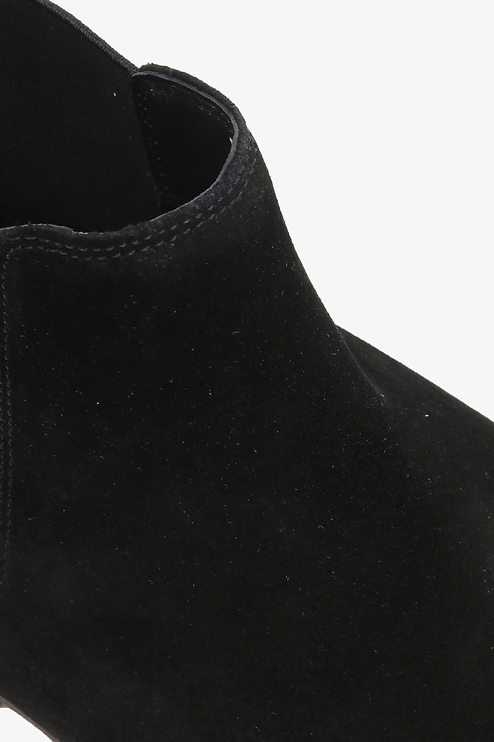 Black Leather Chelsea Boots by TONI ROSSI MEN at Pernia's Pop Up Shop