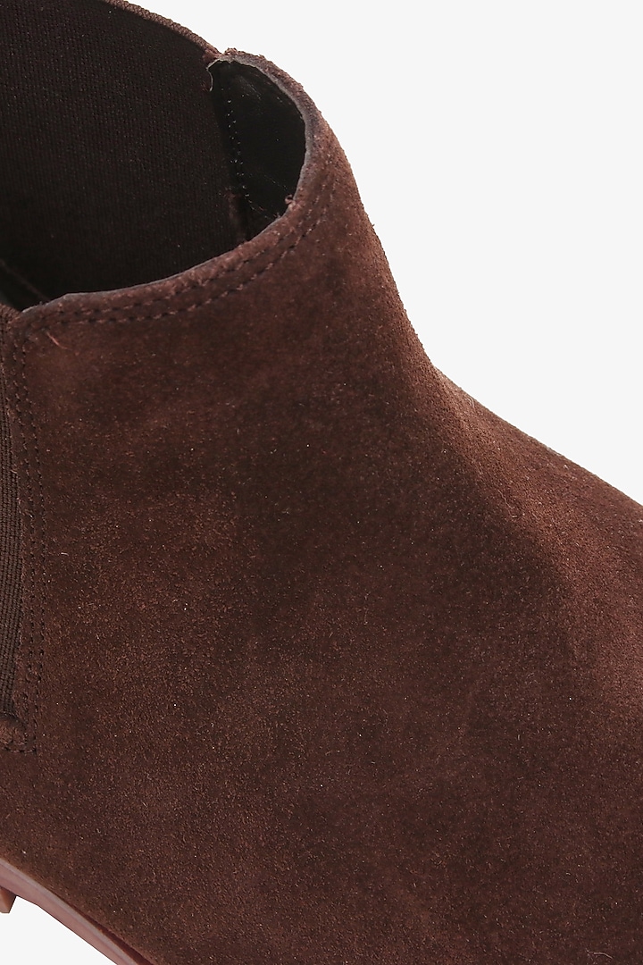 Brown Leather Chelsea Boots by TONI ROSSI MEN at Pernia's Pop Up Shop
