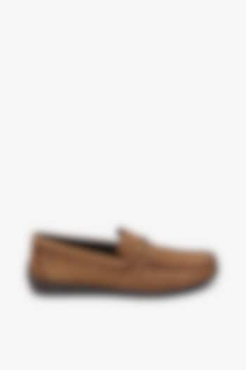 Sand Leather Loafers by TONI ROSSI MEN