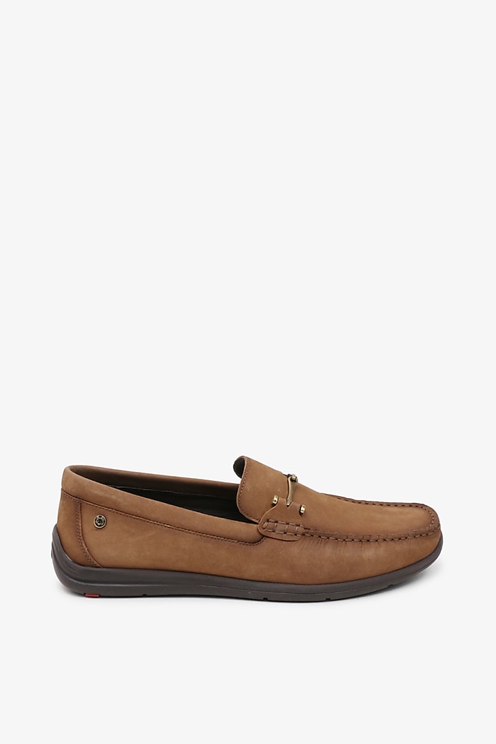 Sand Leather Loafers by TONI ROSSI MEN