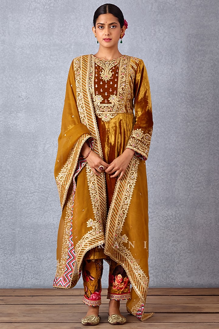 Ochre Kurta Set