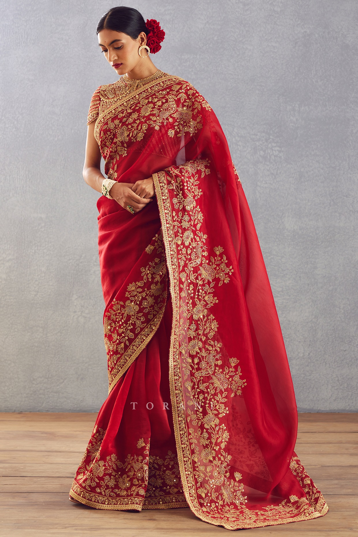 Red Saree and Red Sari online shopping