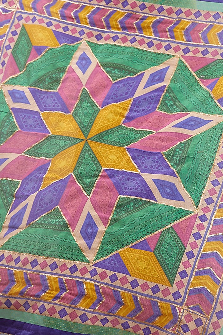 Multi-Colored Embroidered Scarf by TORANI at Pernia's Pop Up Shop