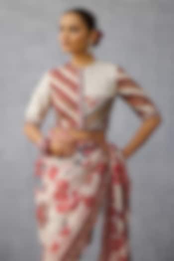 Multi-Colored Jeni Silk Blouse by TORANI at Pernia's Pop Up Shop