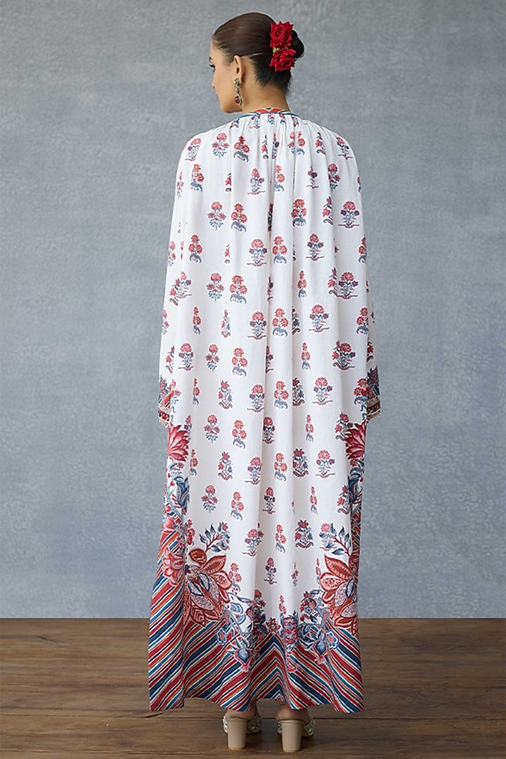 Multi-Colored Soft Linen Digital Printed Kurta Set by TORANI at Pernia's Pop Up Shop