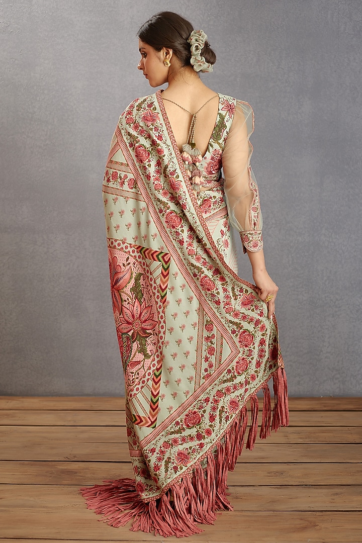 Green Chintz Saree