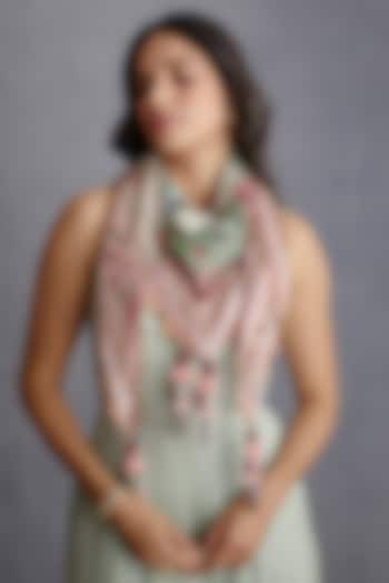 Sage Green Chintz Printed Scarf by TORANI at Pernia's Pop Up Shop