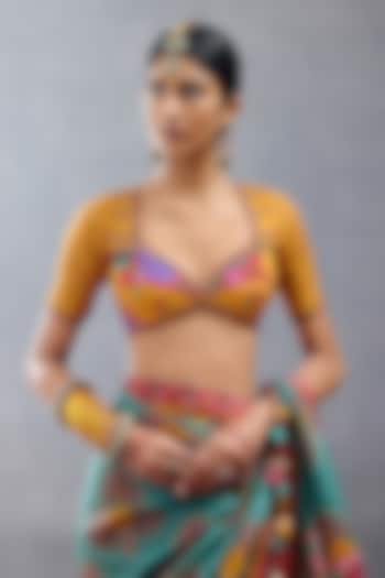 Multi-Colored Jeni Silk Blouse by TORANI at Pernia's Pop Up Shop