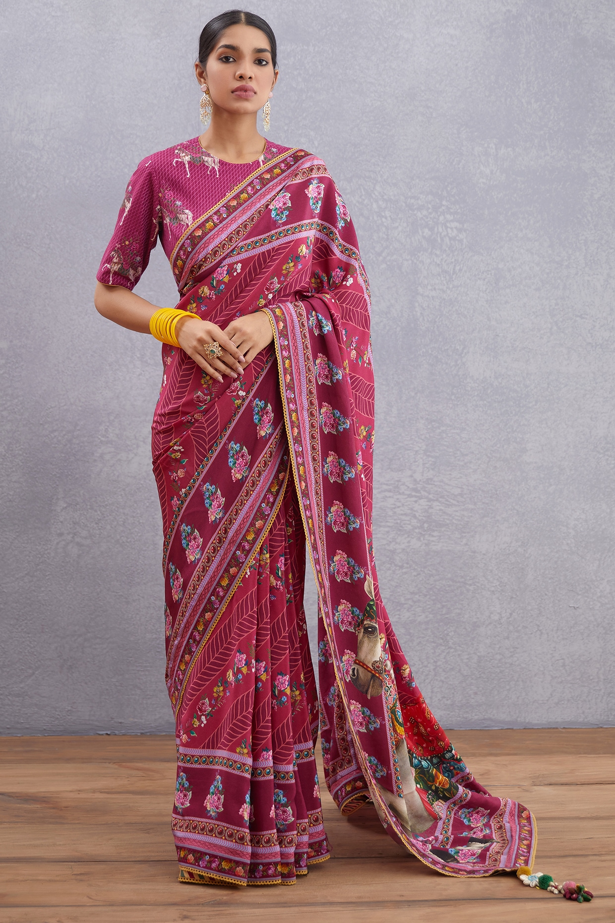 New durga puja outlet saree