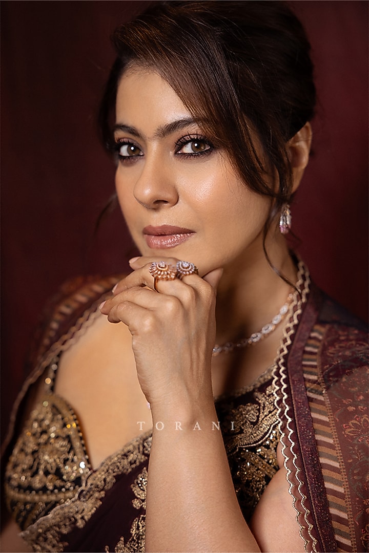 Maroon Georgette Pre-Draped Jacket Bridal Saree Set by TORANI at Pernia's Pop Up Shop