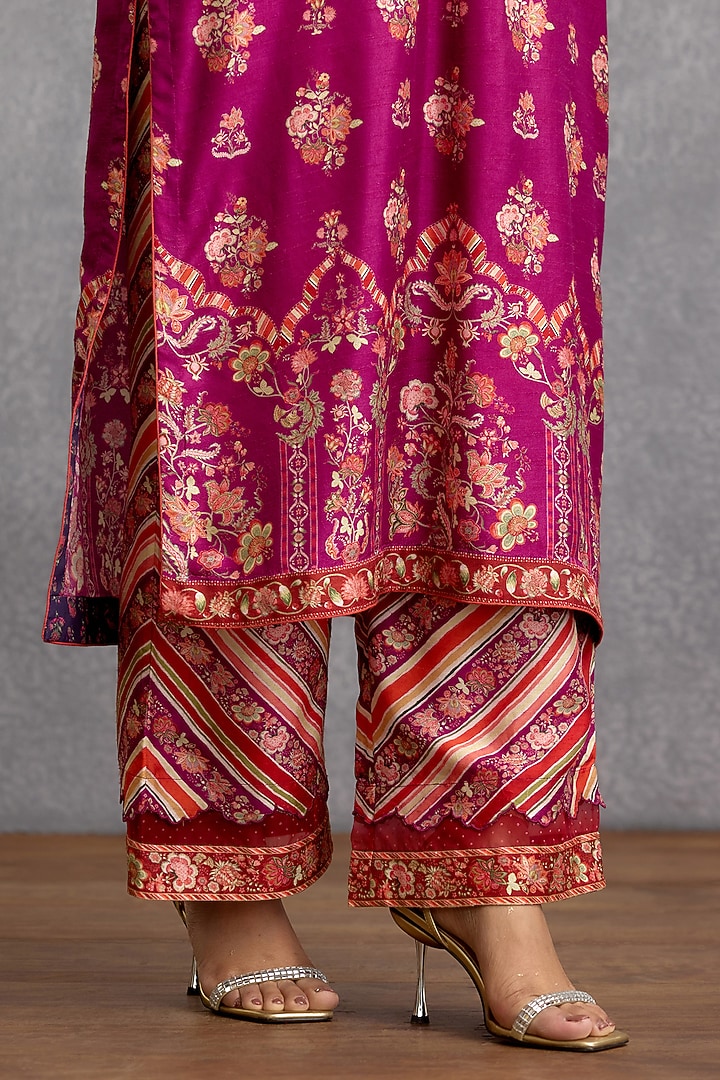 Plum Dola Silk Co-Ord Set by Torani at Pernia's Pop Up Shop