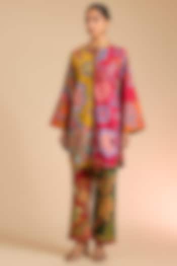 Multi-Colored Linen Co-Ord Set by Torani at Pernia's Pop Up Shop