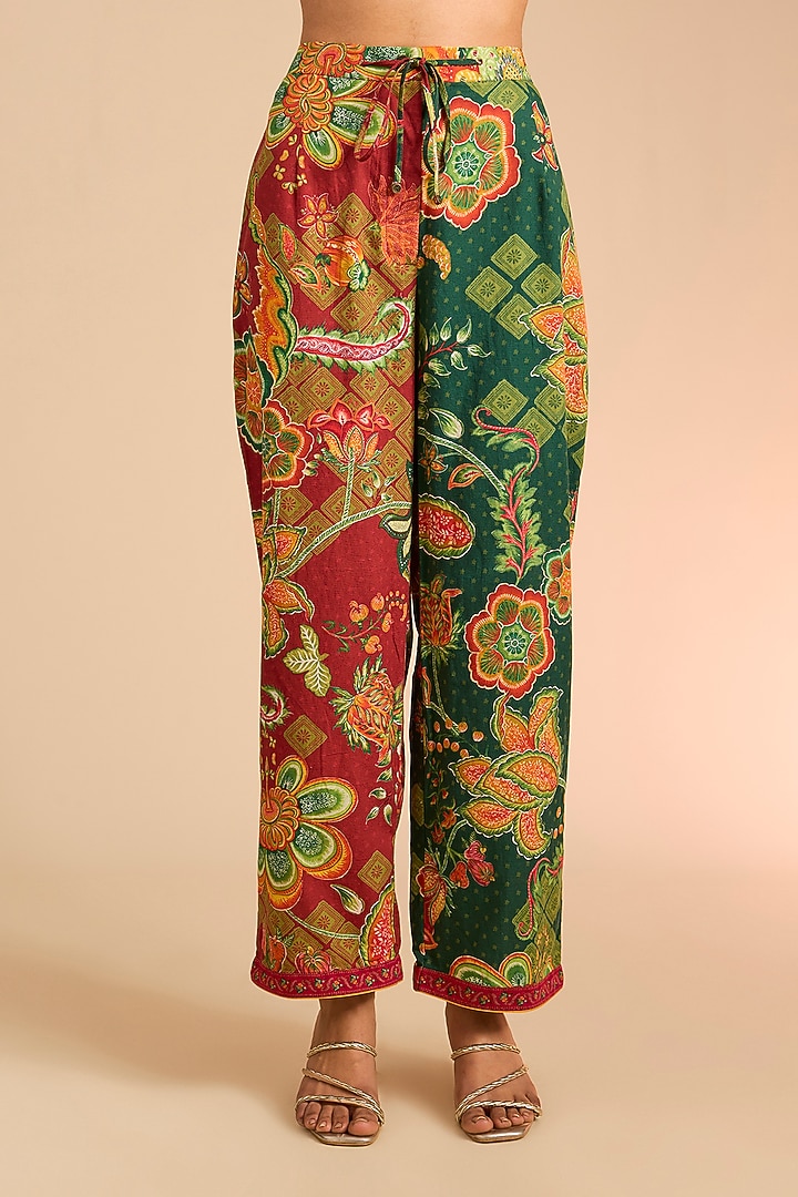 Multi-Colored Linen Co-Ord Set by Torani at Pernia's Pop Up Shop