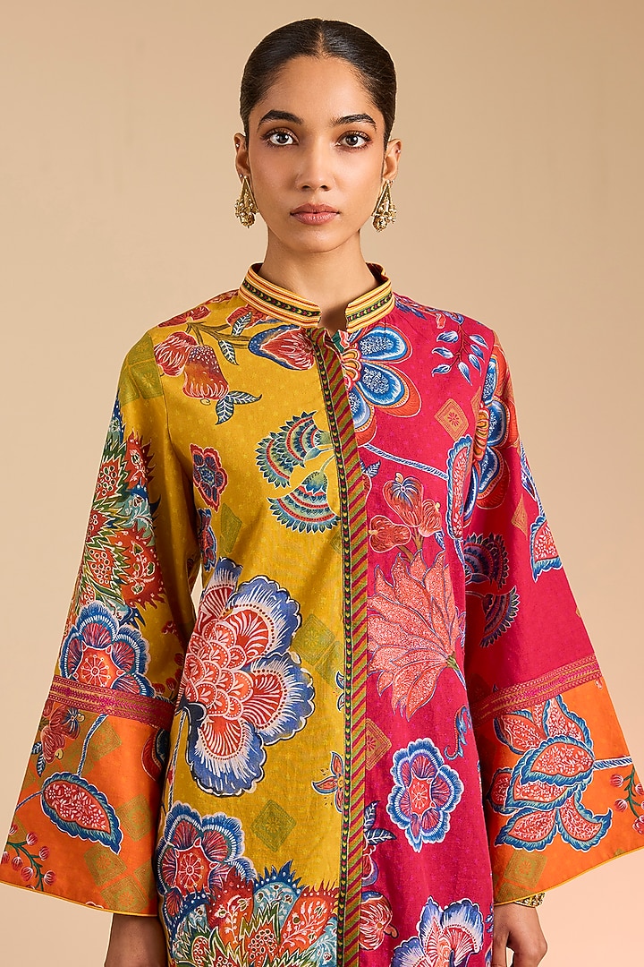 Multi-Colored Linen Co-Ord Set by Torani at Pernia's Pop Up Shop