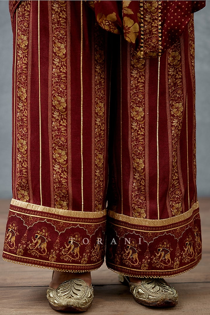 Carica Kaftan - Burgundy main image 1