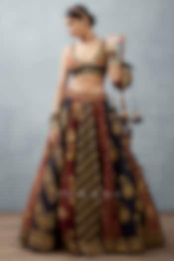 Jet Black Embroidered Potli by TORANI at Pernia's Pop Up Shop