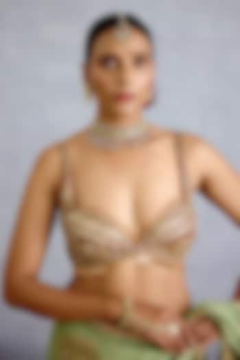 Red Jeni Silk Embroidered Blouse by TORANI at Pernia's Pop Up Shop