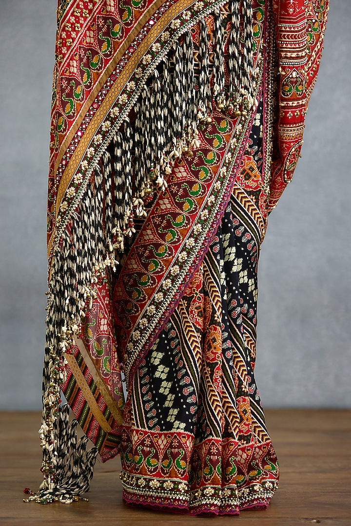 Multi-Colored Silk Patola Printed Reception Saree by Torani at Pernia's Pop Up Shop