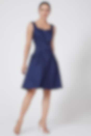 Midnight Blue Strap Dress by Three Piece Company