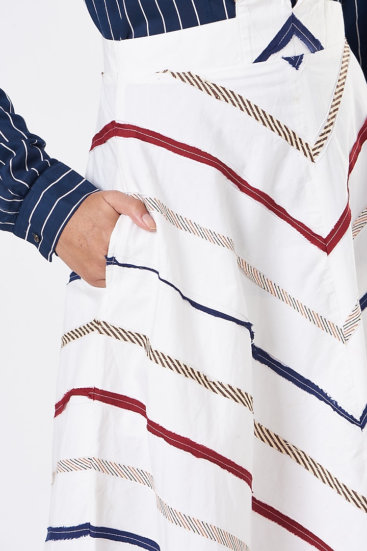 Multi-Coloured Cotton Midi Summer Dress by Three Piece Company at Pernia's Pop Up Shop