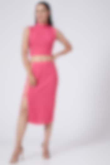 Pink Pencil Skirt by Three Piece Company