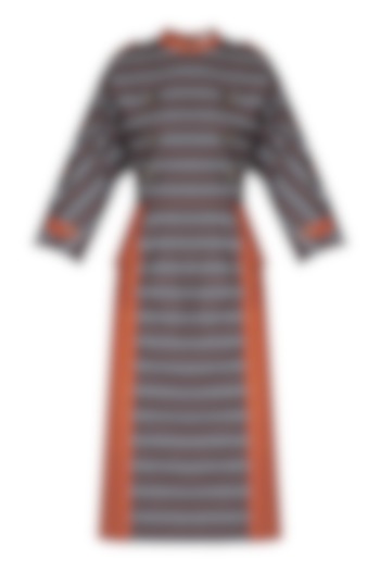 Grey Striped Dress by Three Piece Company