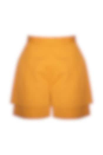 Ochre Tiered Shorts by Three Piece Company