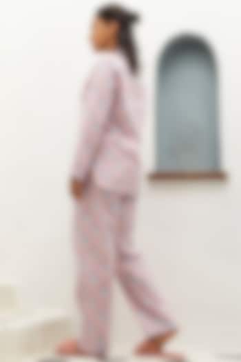 Pink Printed Pajama Pants by The Pink Elephant at Pernia's Pop Up Shop