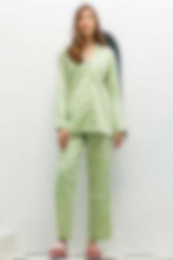 Lime Green Lounge Pajama Pants by The Pink Elephant