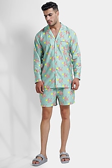 Kaka Menswear Ombre Shaded Kurta And Pyjama Pant Set, Yellow, Mirror,  Kurta, Mandarin Collar, Full in 2023