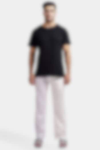 Ivory Cotton Pants by THE PINK ELEPHANT MEN at Pernia's Pop Up Shop