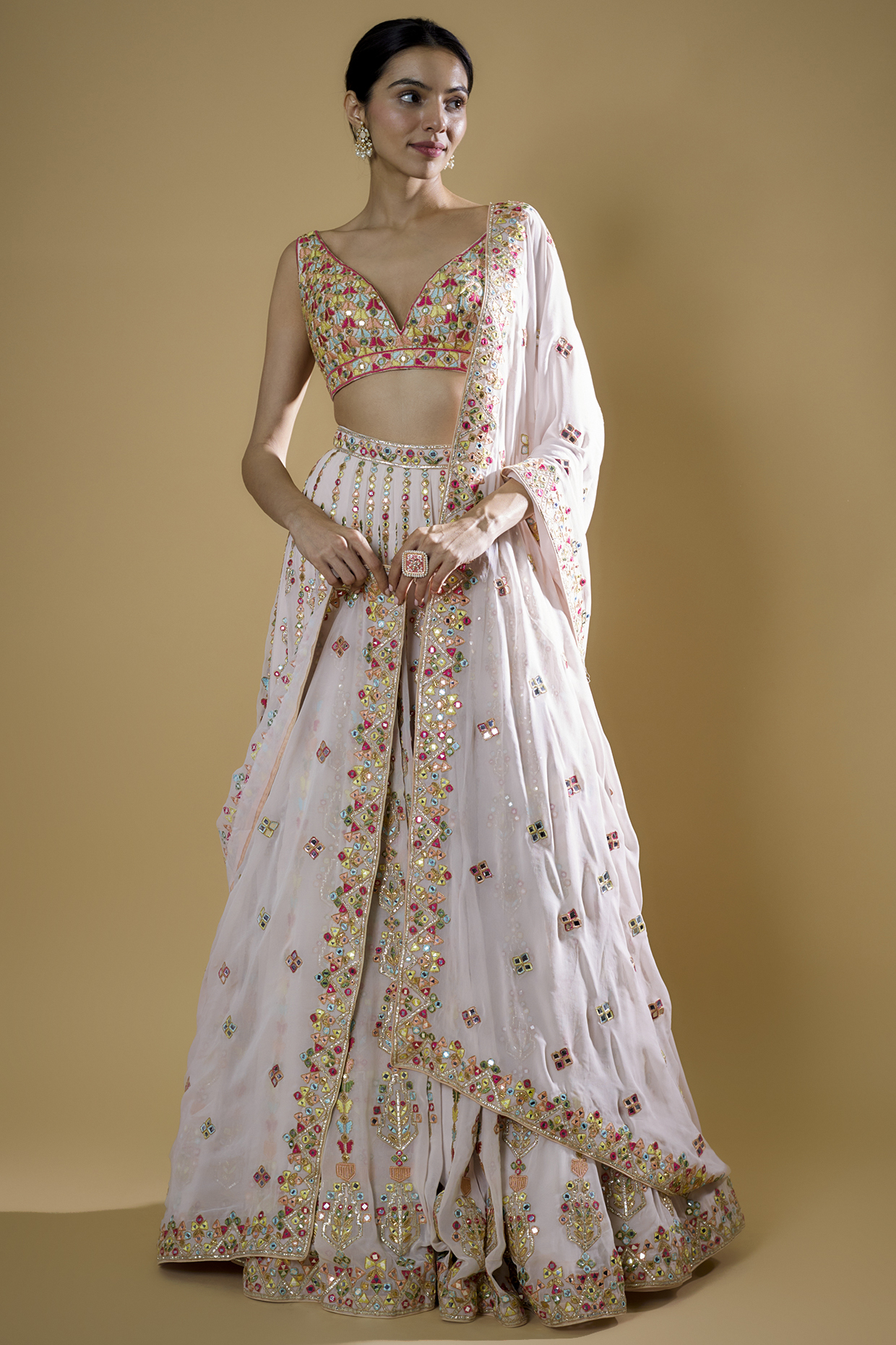 Gujarati Garba-White Navratri Chaniya Choli-Indian Baby Girl Lehenga  -Traditional Ghagra Choli-Kids Choli-Gift For Her-20''Size To3 Year |  idusem.idu.edu.tr