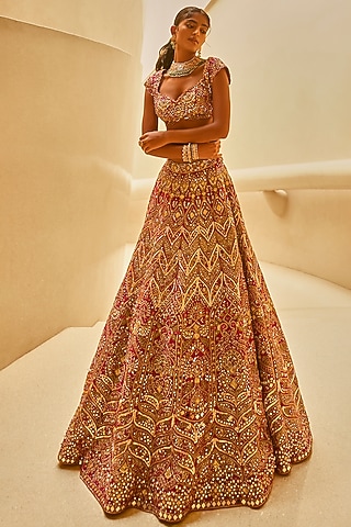 Designer Engagement Outfits For Women - Buy Lehengas, Sarees, Gowns,  Shararas Online 2026