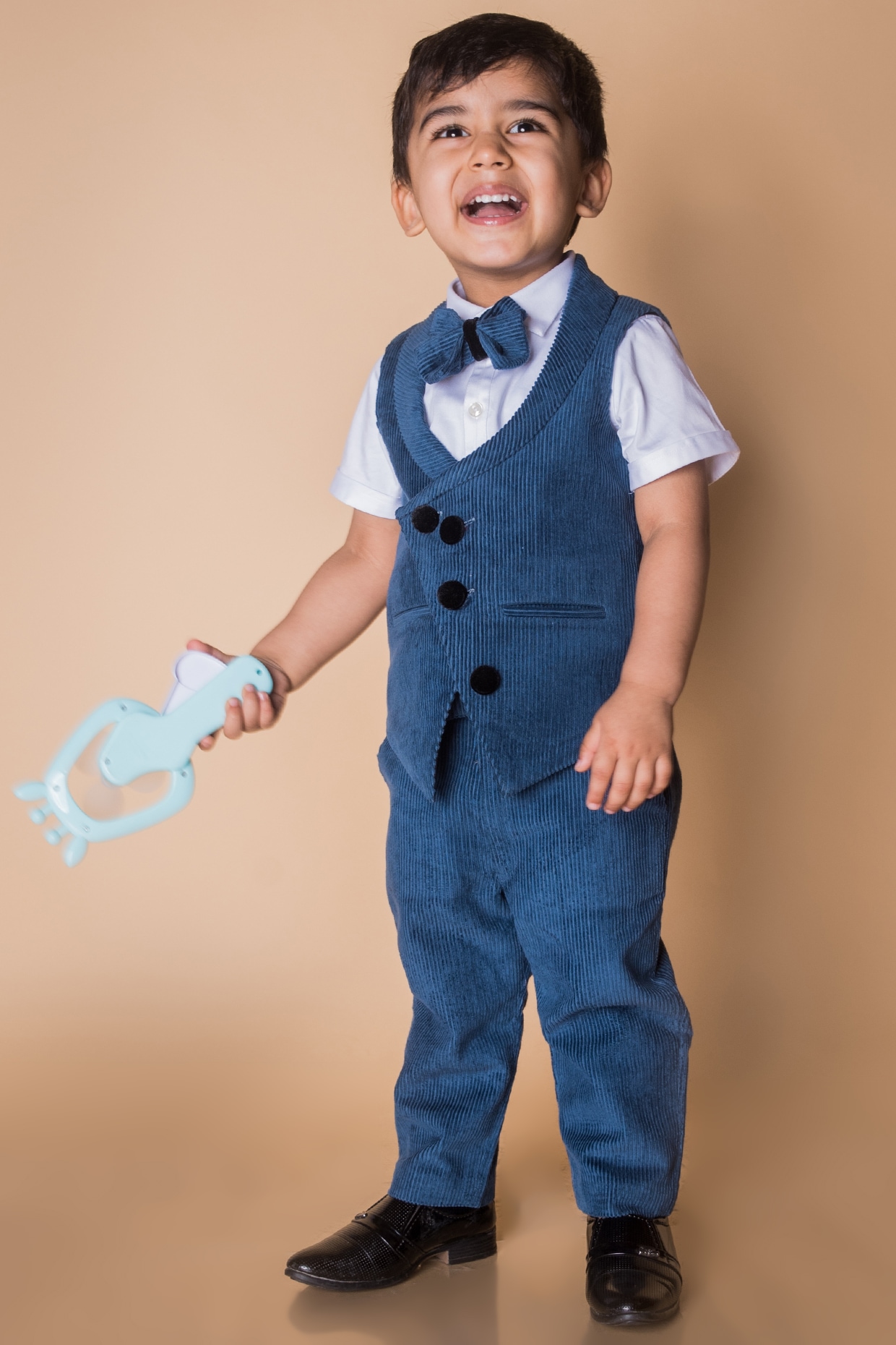 Boys hotsell blue waistcoat