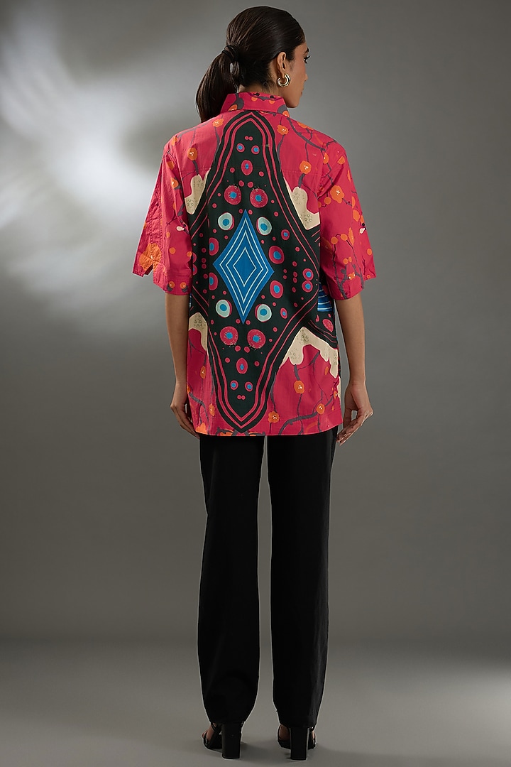 Multi-Colored Cotton Poplin Shirt by Two Point Two by Anvita Sharma at Pernia's Pop Up Shop