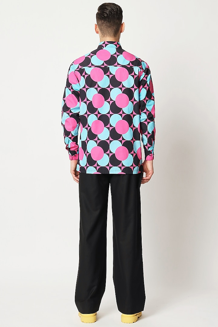 Multi-Colored Cotton Digital Printed Wedding Shirt by Two Point Two at Pernia's Pop Up Shop