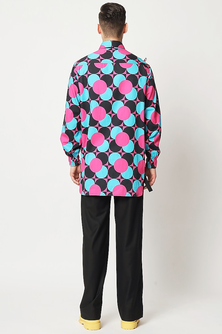 Multi-Colored Cotton Digital Printed Wedding Shirt by Two Point Two at Pernia's Pop Up Shop
