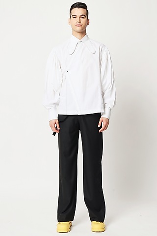 White Cotton Shirt by Two Point Two